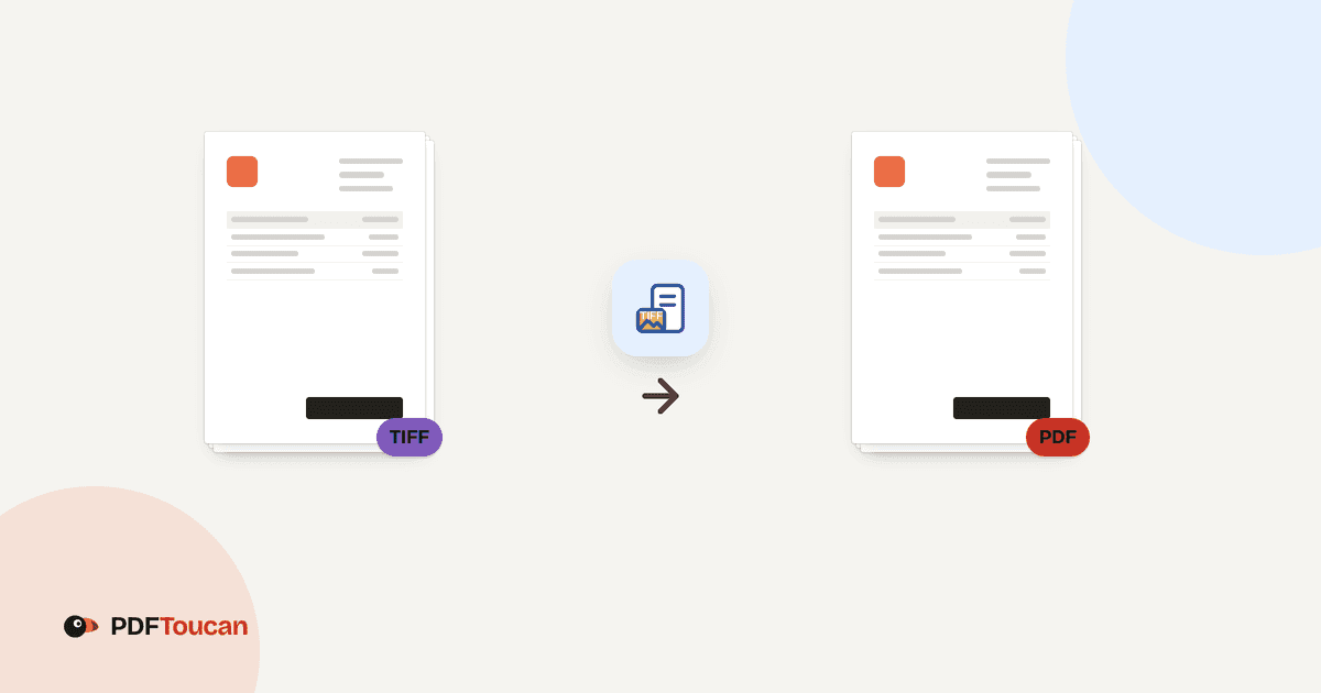 تحويل TIFF إلى PDF