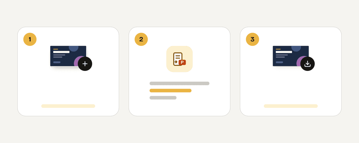 How to PDF to PowerPoint online