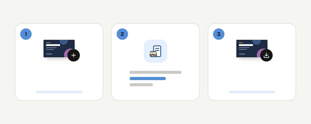 How to webp to PDF online