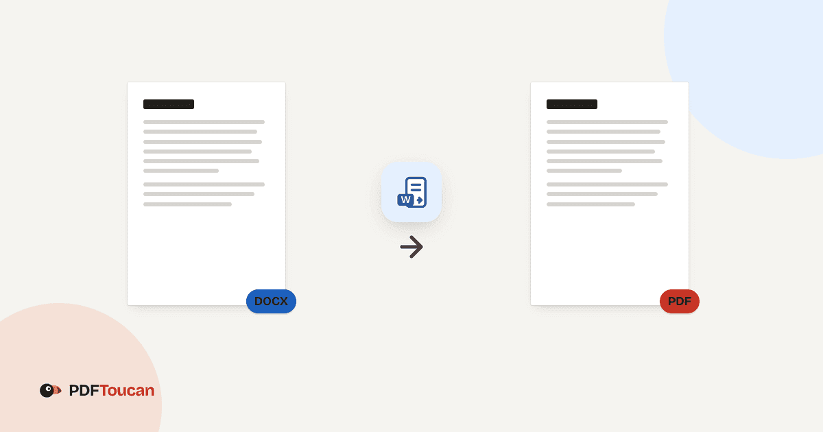 Convert Word to PDF